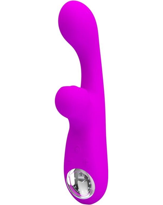 Prettylove Skylar Bunny Vibrator and Thumping  Fuchsia