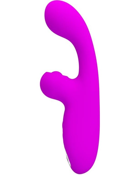 Prettylove Skylar Bunny Vibrator and Thumping  Fuchsia