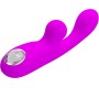 Prettylove Skylar Bunny Vibrator and Thumping  Fuchsia