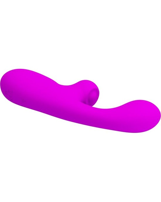 Prettylove Skylar Bunny Vibrator and Thumping  Fuchsia