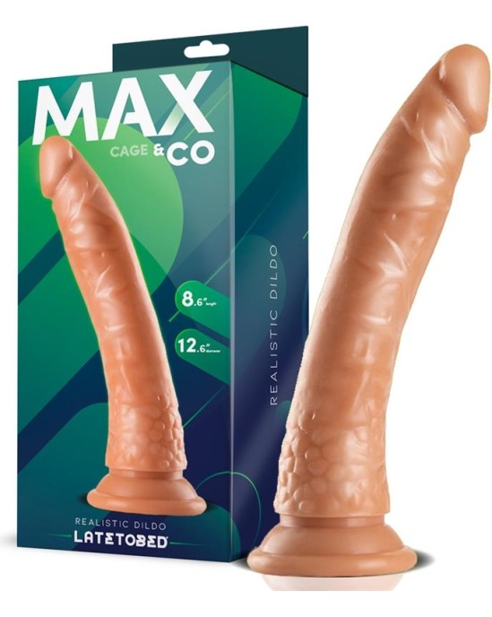 Max & Co Cage Realistic Dildo Flesh 8,65 - 22 cm