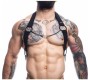 Cut4Men Black Chain Chest Harness