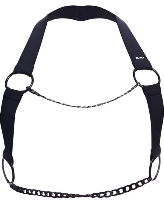 Cut4Men Black Chain Chest Harness