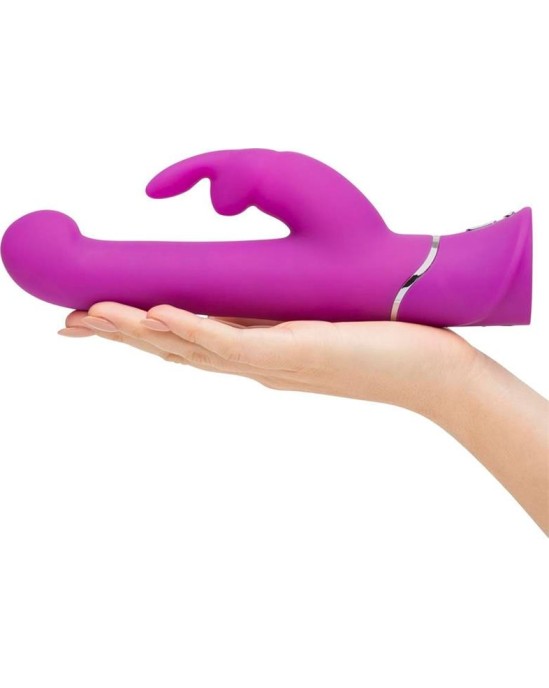 Happy Rabbit Vibe Rotator Beaded G-Spot Purple
