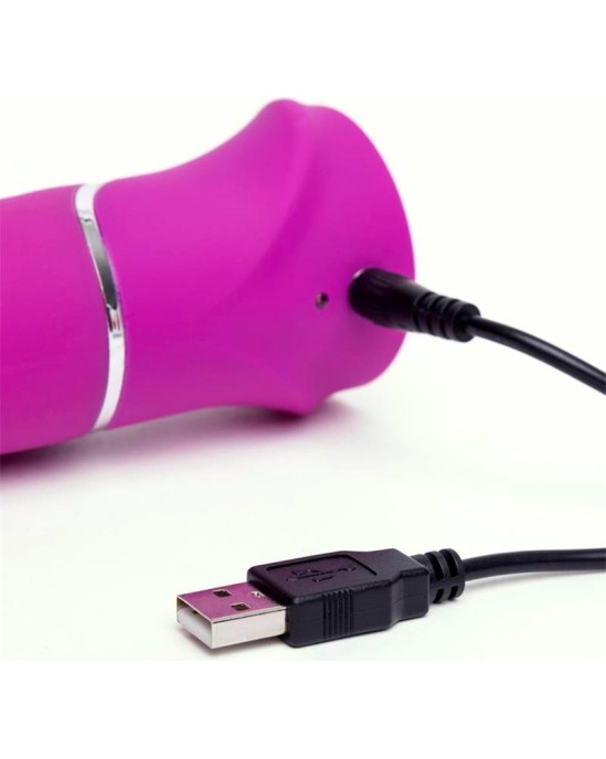 Happy Rabbit Vibe Rotator Beaded G-Spot Purple