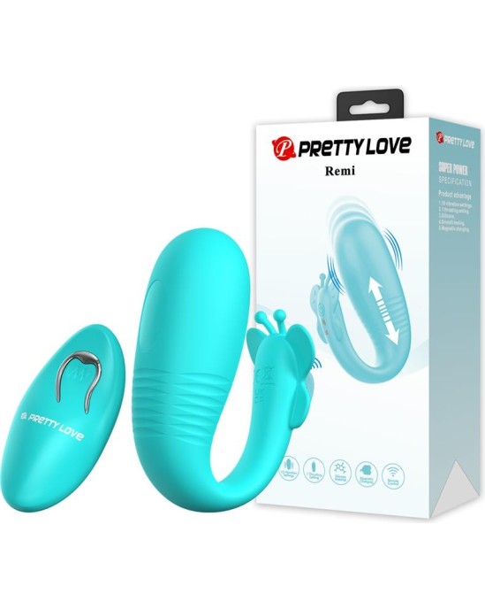 Prettylove Remi Stimulator with Vibration and Thrusting