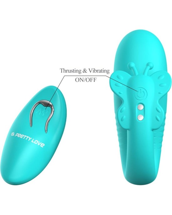 Prettylove Remi Stimulator with Vibration and Thrusting