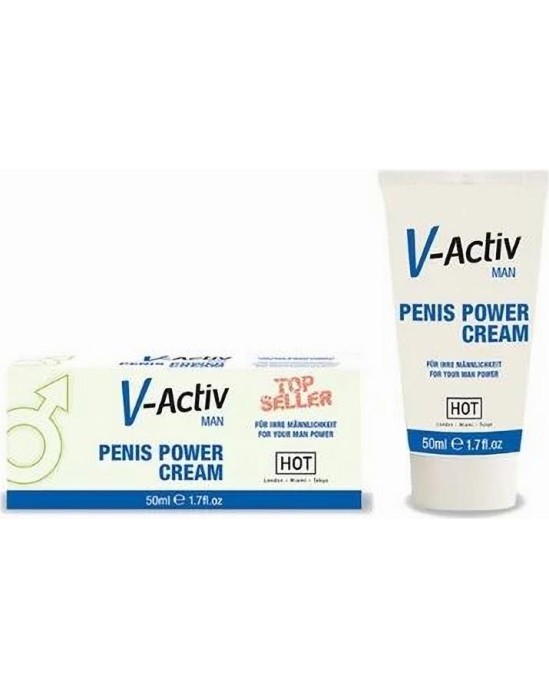 HOT V-Activ Penis Power Cream for Men 50 ml