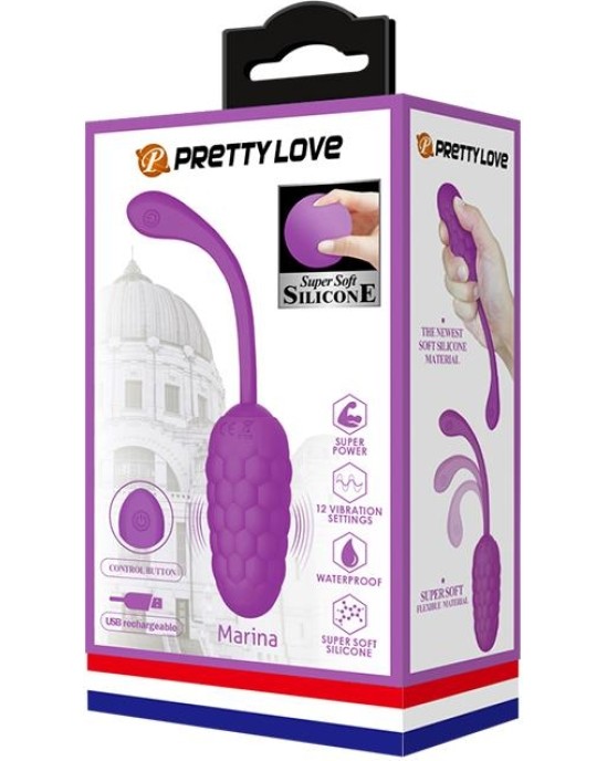Prettylove Vibrating Egg USB Silicone Marina