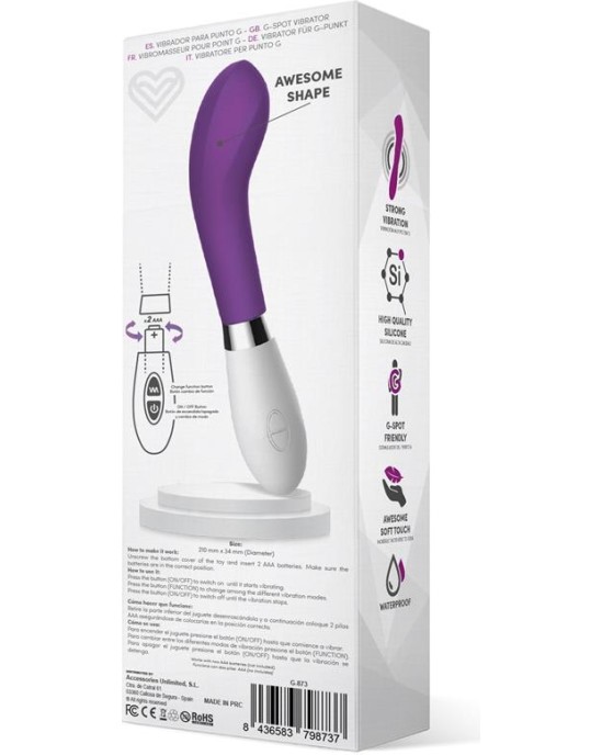 Latetobed Benty Vibe Silicone Purple