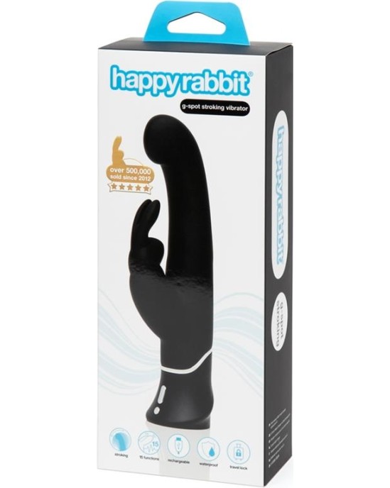 Happy Rabbit G-Spot Stroker Rabbit Vibrator Black