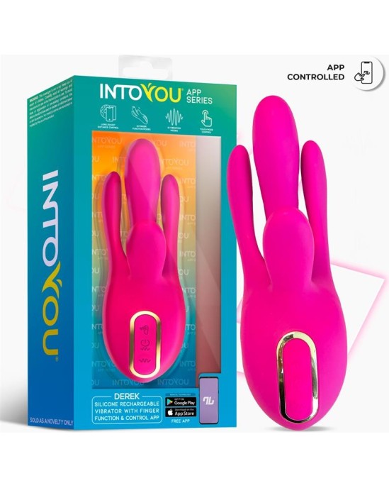 Intoyou App Series Derek Vibe with Finger Function 3 Motors and App