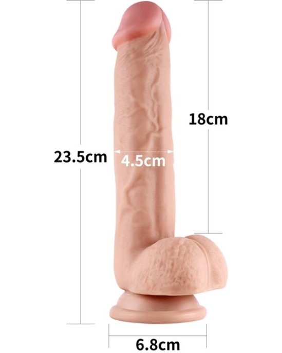 Lovetoy Dildo Sliding 9 Flesh
