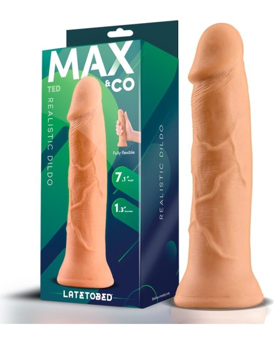 Max & Co Ted Realistic Dildo 7.1 Flesh