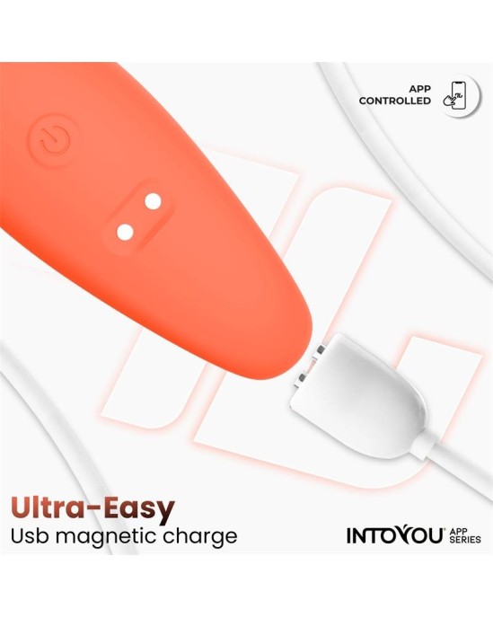 Intoyou App Series Couple Toy with App Flexible Silicone Salmon
