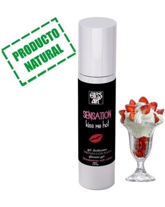 Erosart Lubricant Sensation Fresas con Nata
