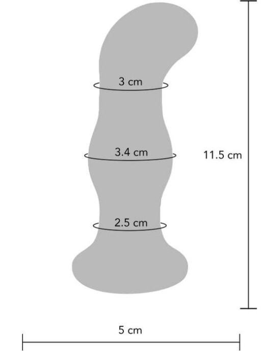 Toyjoy THE GLEAMING VIBRATING GLAS BUTTPLUG