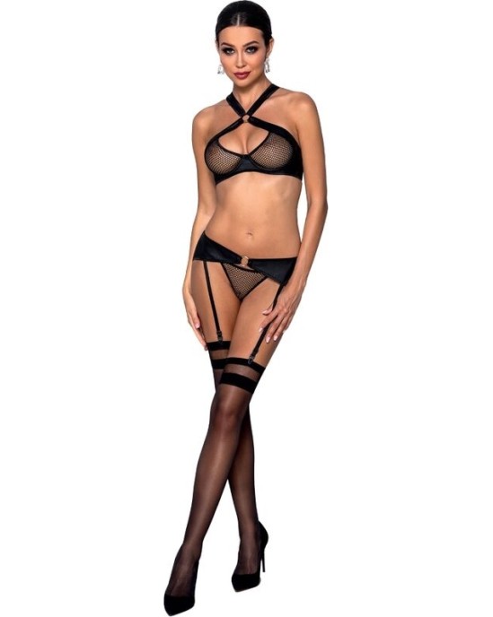 Passion Woman Sets PASSION - AMANDA ECOLOGICAL LEATHER SET S/M