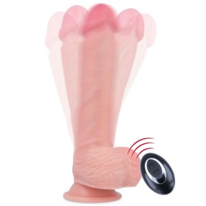 Rock Army — Šķidrā silikona vibrators ar pulti 20,5 CM