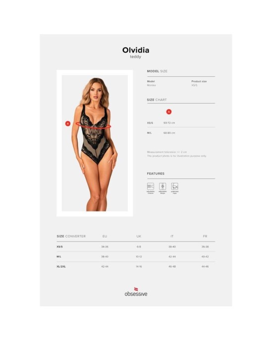 Obsessive Teddies Obsessive - OLVIDIA TEDDY XS/S