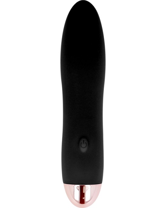 Dolce Vita RECHARGEABLE VIBRATOR FOUR BLACK 7 SPEEDS