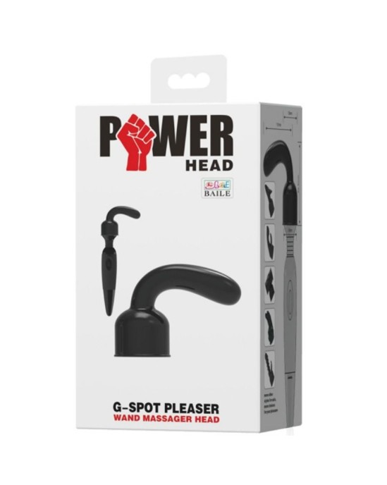 Baile Power Head POWER HEAD - INTERCHANGEABLE WAND MASSAGER HEAD G-SPOT PLEASER