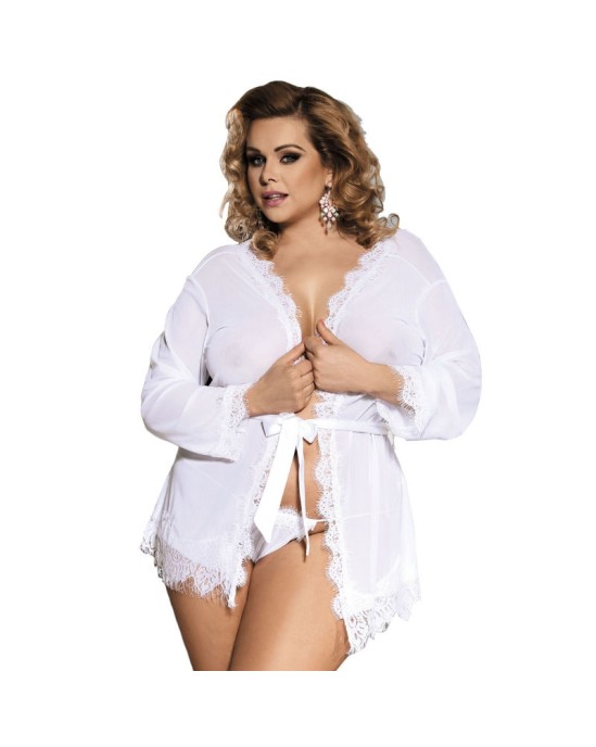 Subblime Queen Plus Size SUBBLIME QUEEN PLUS - БЕЛАЯ ДОЛЛКА С БАЛЯЧКОЙ