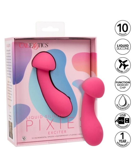 California Exotics PIXIES vibrators rozā krāsā