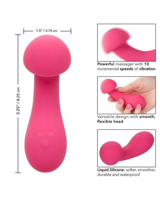 California Exotics PIXIES vibrators rozā krāsā