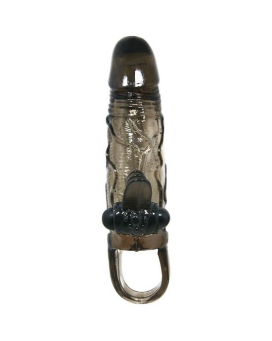 Baile For Him BRAVE MAN PENIS COVER WITH CLIT AND ANAL STIMULATION DOUBLE BULLET melns 16.5 CM