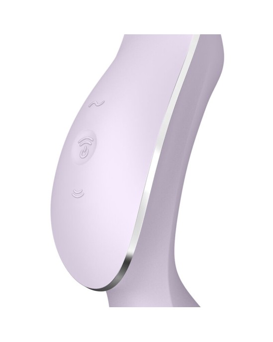 Satisfyer Air Pulse GAISA PULSU STIMULATORS AR VIBRĀCIJU — violets