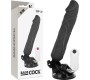 Basecock REALISTIC VIBRATOR REMOTE CONTROL BLACK 20 CM