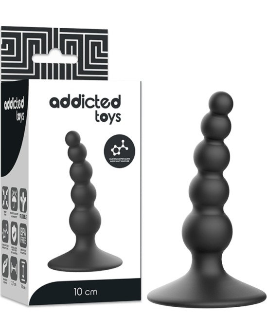 Addicted Toys Anālais spraudnis 10CM melns