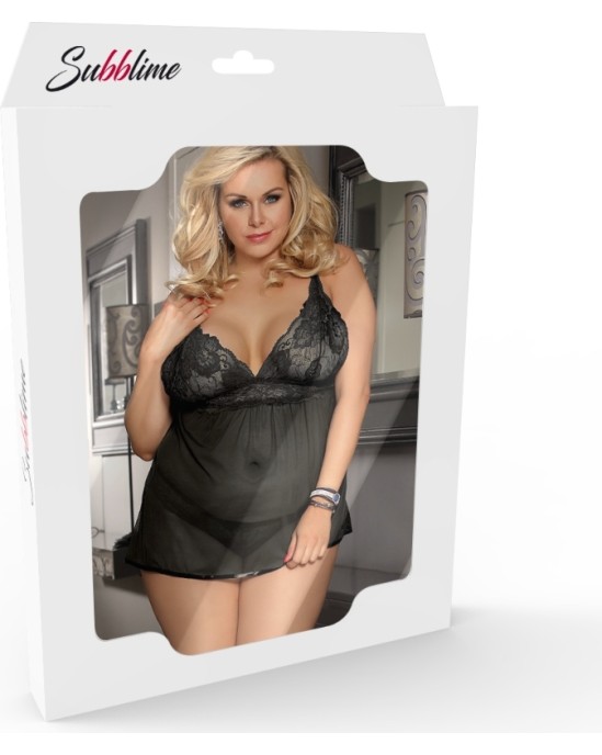 Subblime Queen Plus Size SUBBLIME QUEEN PLUS - БЕЛАЯ ДОЛЛКА С БАЛЯЧКОЙ