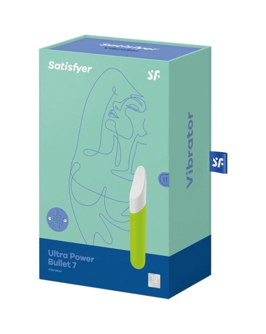 Satisfyer Vibrator SATISFYER ULTRA POWER BULLET 7 – ЗЕЛЕНЫЙ