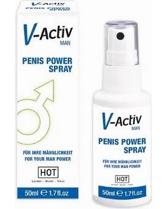 HOT V-Activ Penis Power Spray for Men 50 ml