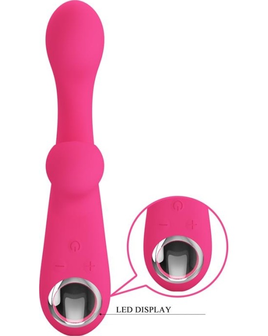 Prettylove Skylar Bunny Vibrator and Thumping  Pink