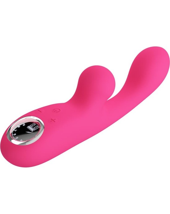 Prettylove Skylar Bunny Vibrator and Thumping  Pink