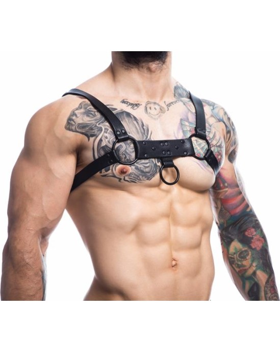 Cut4Men Party Black Chest Harness Adjustable One Size