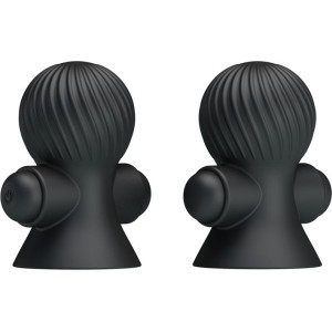 Prettylove Nipple Sucker with Vibration Black