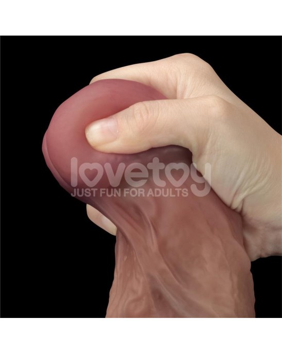 Lovetoy Dildo Dual Layered XXL 10.5 Black