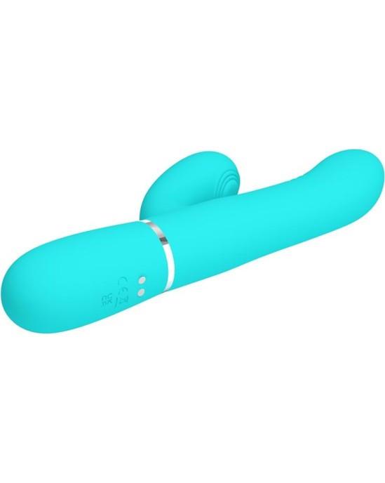Prettylove Mariana Vibrator 4 in 1 Silicone Turquoise