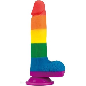 Lovetoy Dildo Prider 7.5 Liquid Silicone LGBT