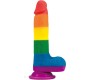 Lovetoy Dildo Prider 7.5 Liquid Silicone LGBT
