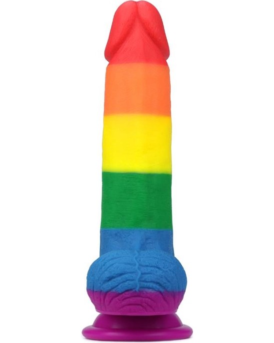 Lovetoy Dildo Prider 7.5 Liquid Silicone LGBT