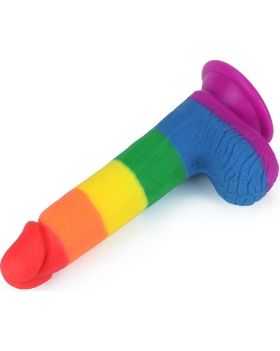 Lovetoy Dildo Prider 7.5 Liquid Silicone LGBT