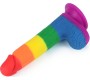 Lovetoy Dildo Prider 7.5 Liquid Silicone LGBT