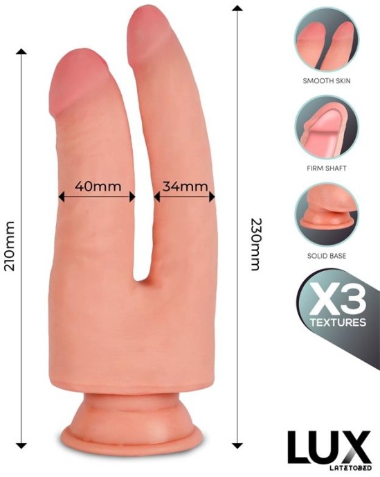 LUX Franz Triple Density Double Dildo 8.2 - 9