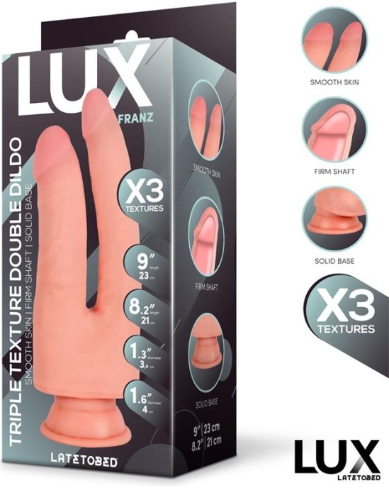 LUX Franz Triple Density Double Dildo 8.2 - 9