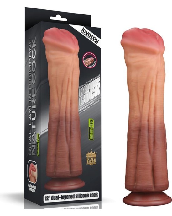 Lovetoy Dildo Nature 12 Dual Layer